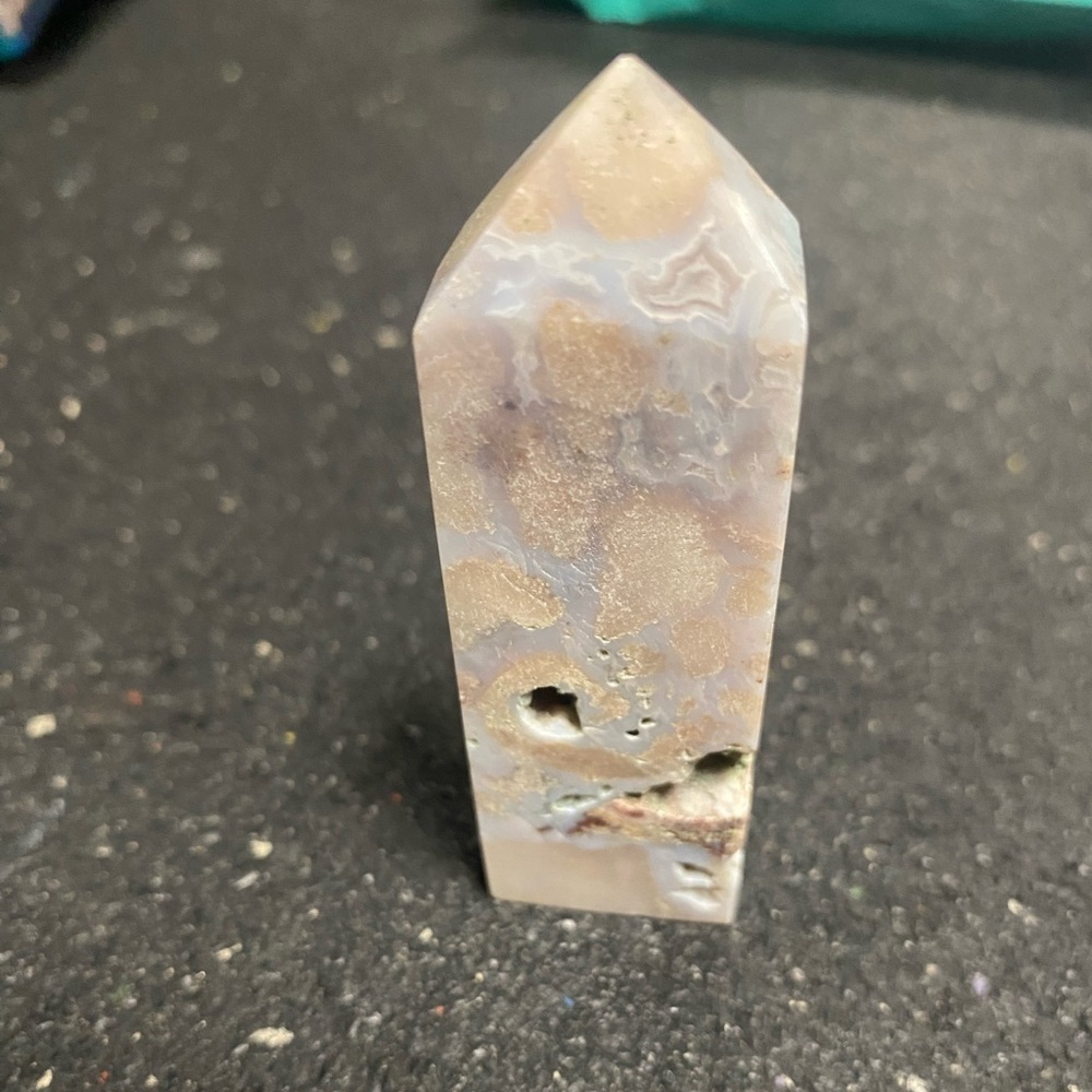 Agate Stone Tower  Accent